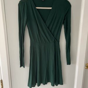 Green Fit and Flare dress